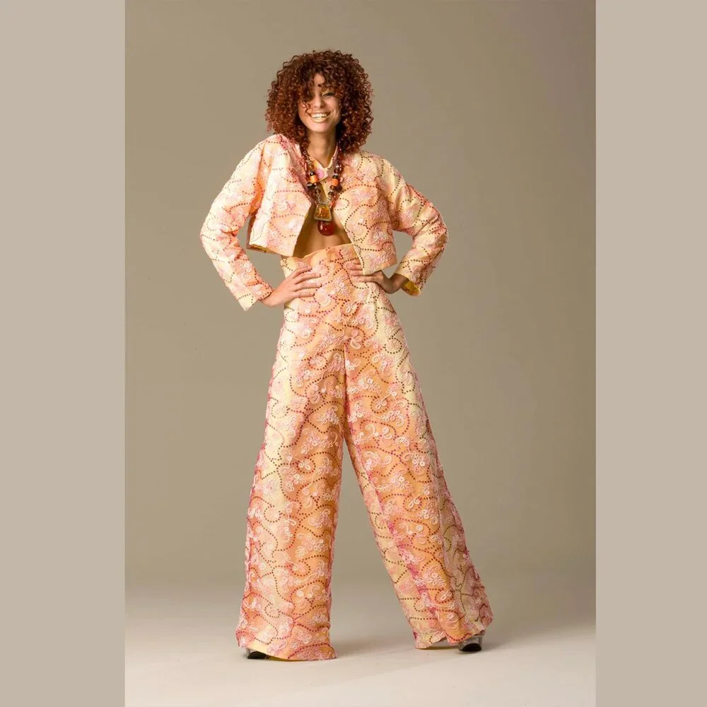 TWO-PIECE ENSEMBLE PANT SUIT - Picture 9 of 14